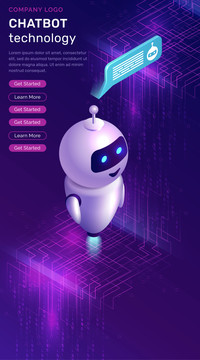 聊天机器人网页封面