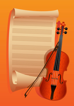 小提琴乐谱插图