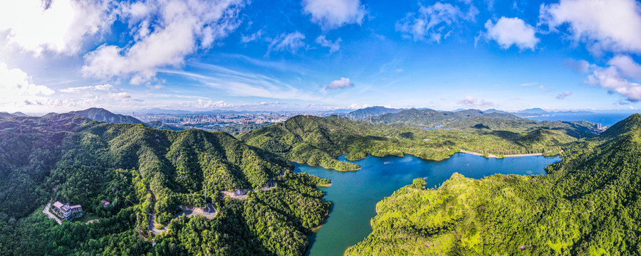 深圳马峦山郊野公园航拍