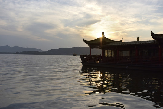 杭州西湖的景观