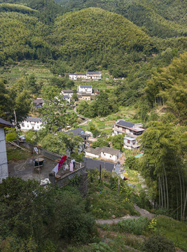 皖南大山里的小村直坑