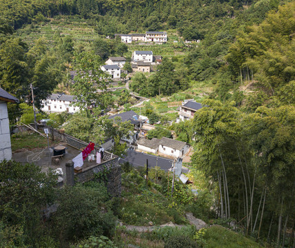 皖南大山里的小村直坑