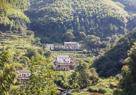 皖南大山里的小村直坑