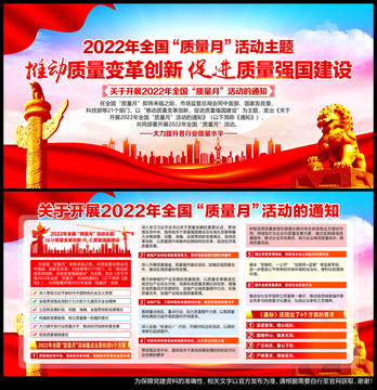 2022年全国质量月