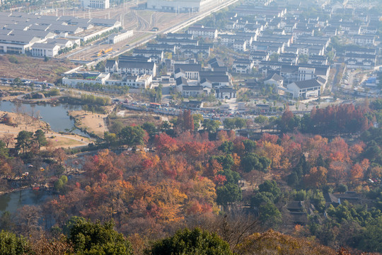 苏州天平山山顶