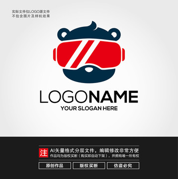 卡通小熊LOGO