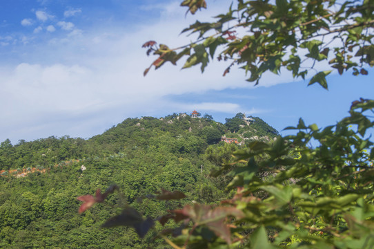 旅游风景紫帽山