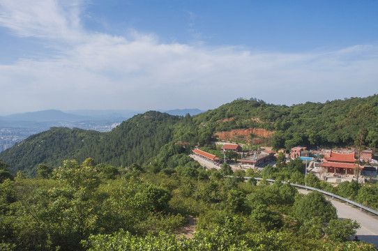 紫帽山山顶旅拍景色