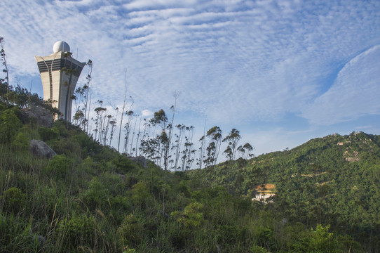 泉州紫帽山山坳处