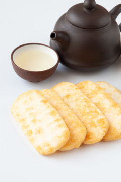 美味的茶点饼干