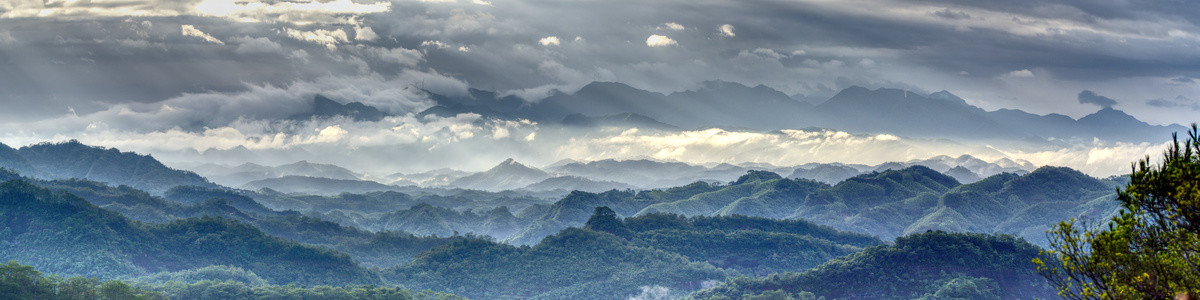 层层叠叠的远山