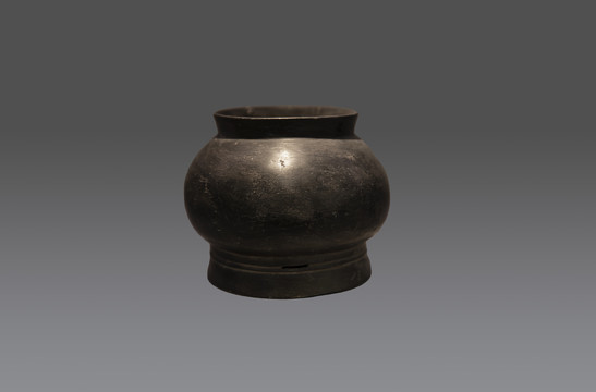 良渚黑陶罐