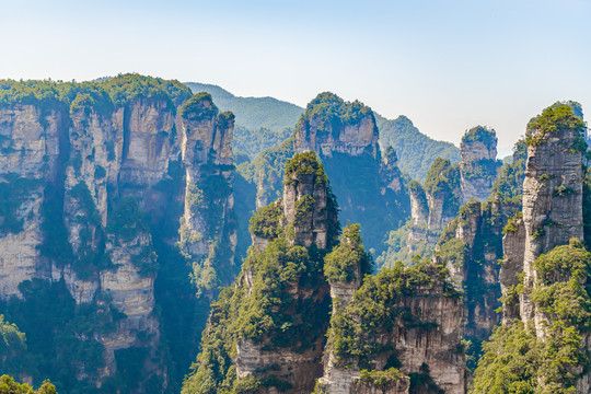 张家界石英砂岩峰林