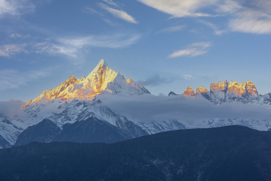 云南迪庆梅里雪山风景