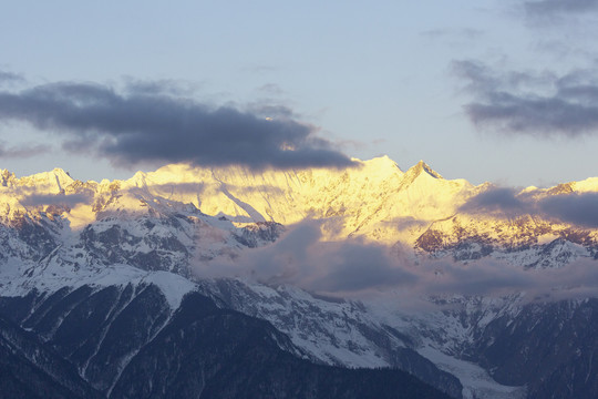 云南迪庆梅里雪山风景