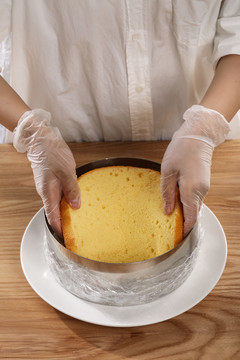 蛋糕制作过程