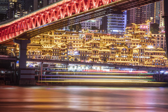 重庆夜景洪崖洞