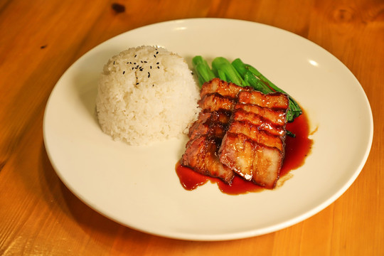 烧鹅叉烧饭