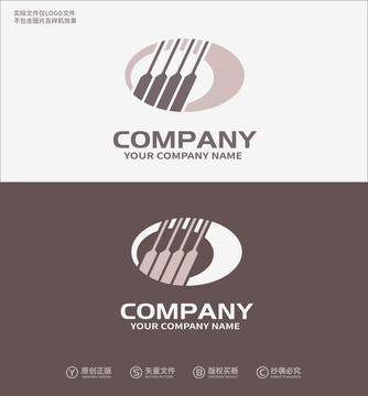 钢琴logo音乐logo
