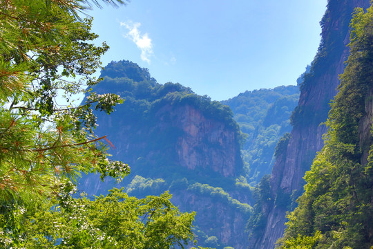 太白县青峰峡景区点兵台