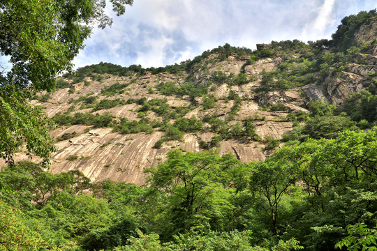 太白县青峰峡景区千条山