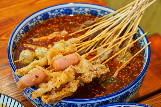 钵钵鸡麻辣冷锅串串冒菜成都