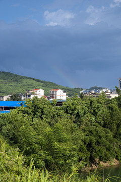 彩虹风景自然风景