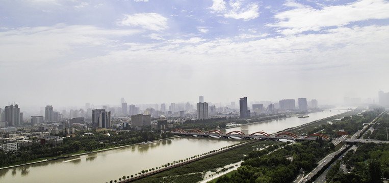 太原城市滨河漪汾桥