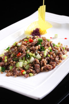 荞麦牛肉粒