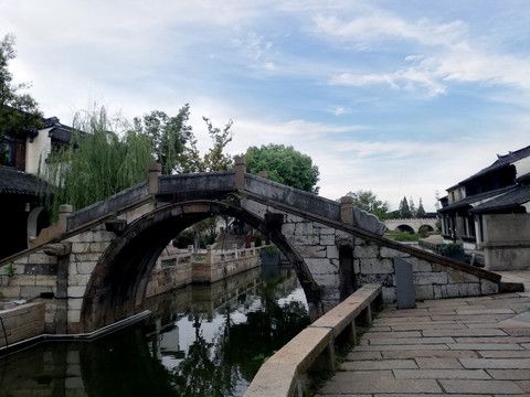 苏州黎里古镇石拱桥