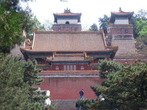北京颐和园的古建筑群