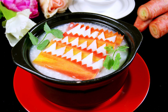 山药萝卜粥