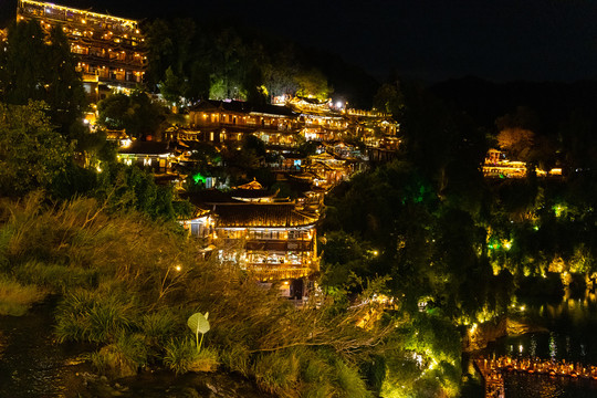 芙蓉镇夜景