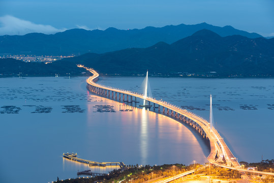 深圳南山区深圳湾大桥