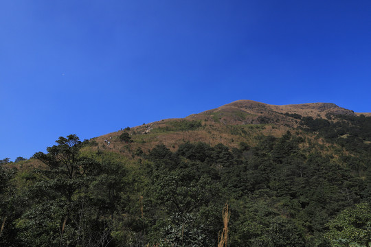 惠阳第一峰白云嶂山峰