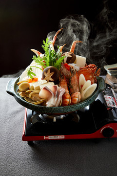 海鲜寿喜火锅