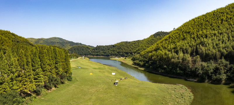 杭州安吉赋石水库小杭坑露营地