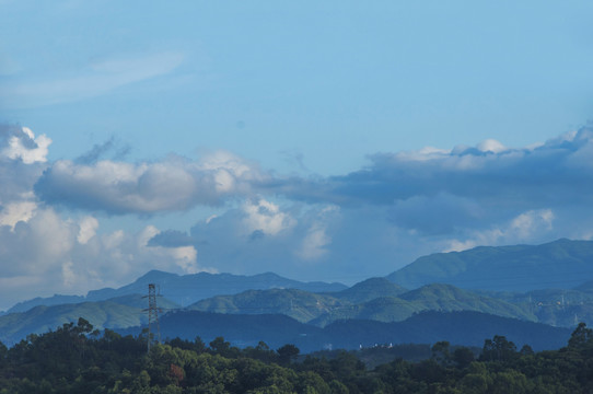 高山山峦风光