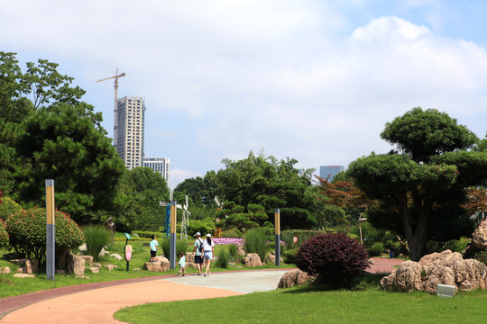 日照植物园风光