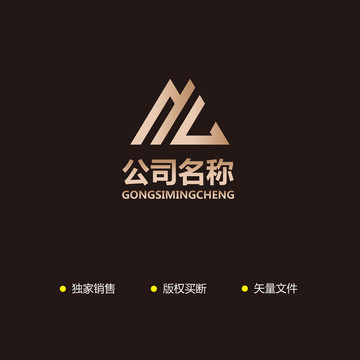 ML字母logo