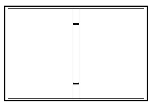 空白古书古籍抄经字帖模板A3