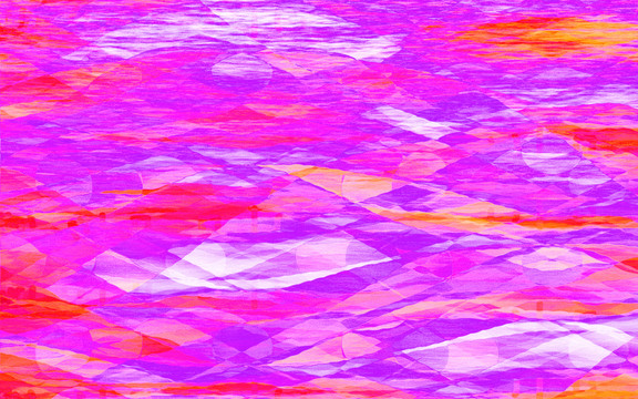 抽象彩色山水背景墙