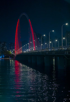 浐灞夜景