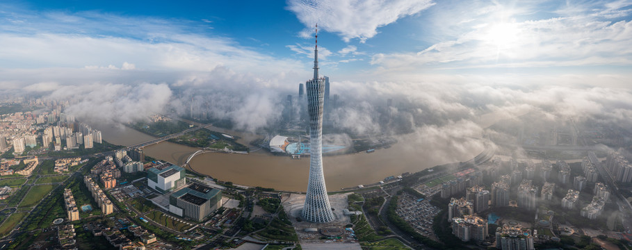 广州塔云海全景