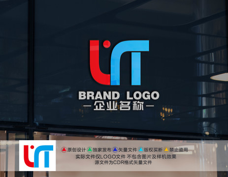 LF字母标志SN字母LOGO