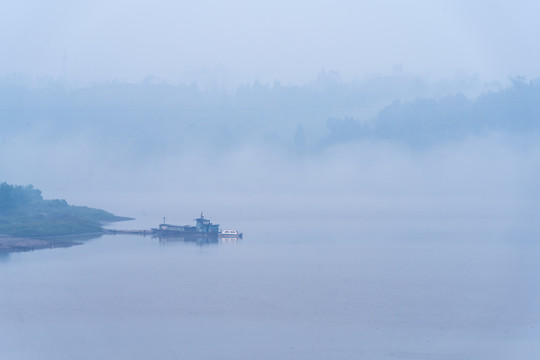 渠江风光