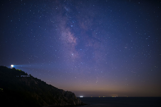 大海银河星空