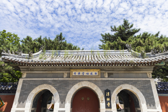 北京门头沟区潭柘寺景区风光