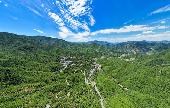 北京京西古道风景区自然风光