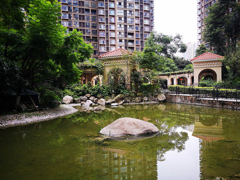 小区水景